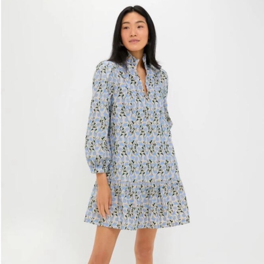 Tuckernuck Embroidered Blue Daisy Palmerston Dress